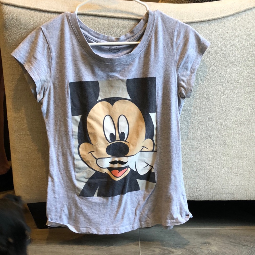 Mickey Mouse mustache shirt
